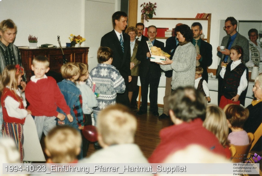 1994-10-23 Einführung Pfarrer Hartmut Suppliet